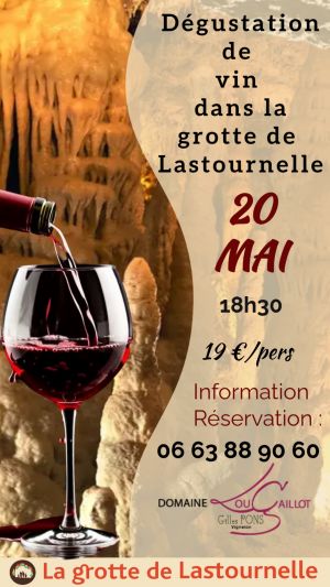 Grotte Lastournelle - dégustation vin 20/05/26